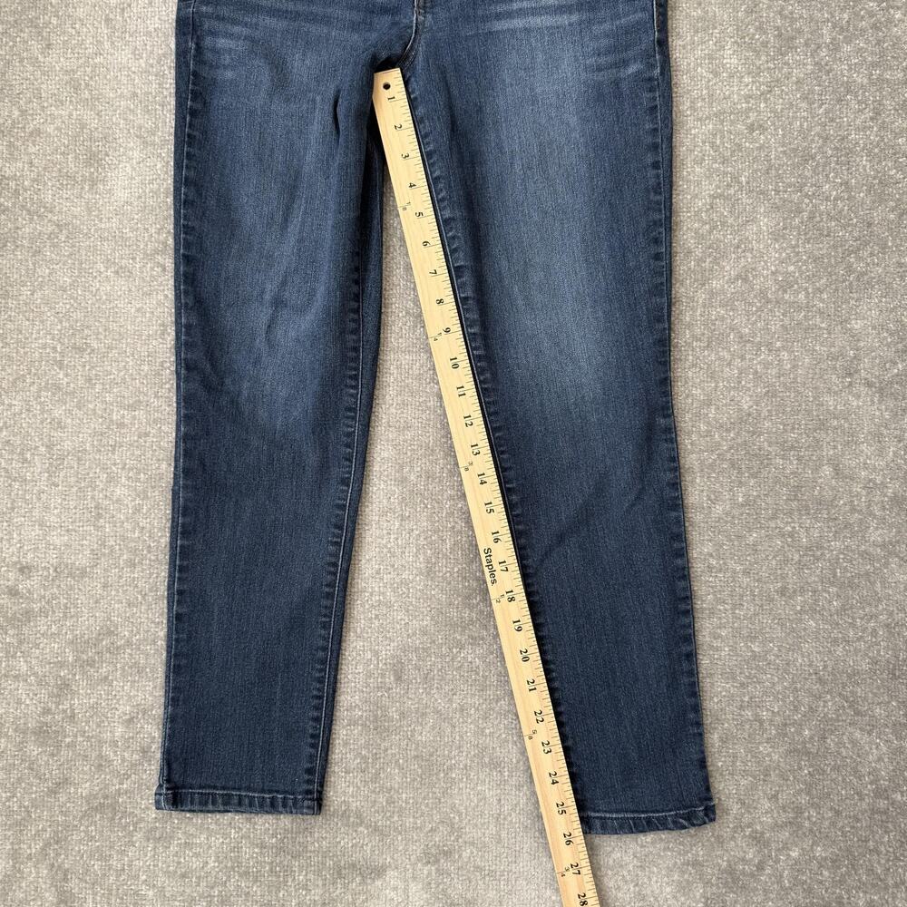 Democracy Jeans Womens 8 Blue Mid Rise Skinny Ab Technology Stretch Denim Pants - Picture 8 of 12